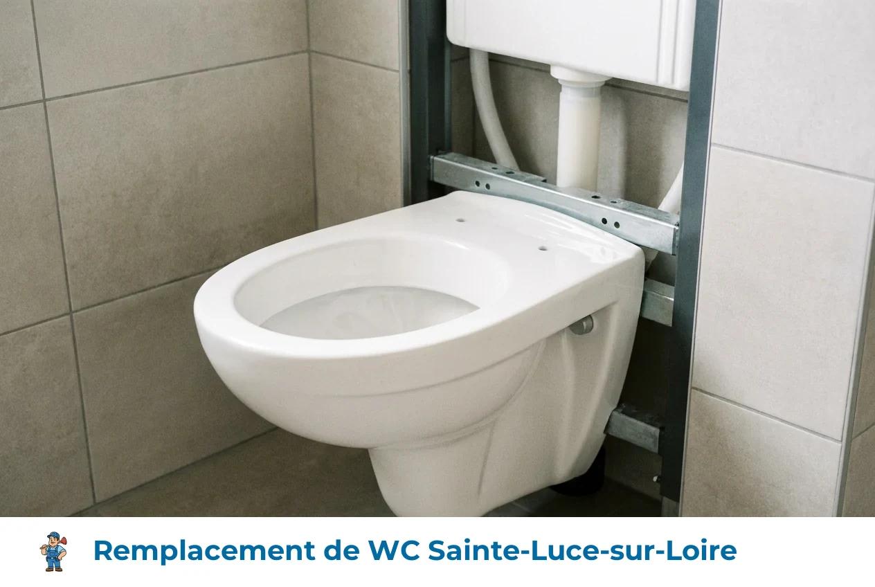 Remplacement de WC à Sainte-Luce-sur-Loire