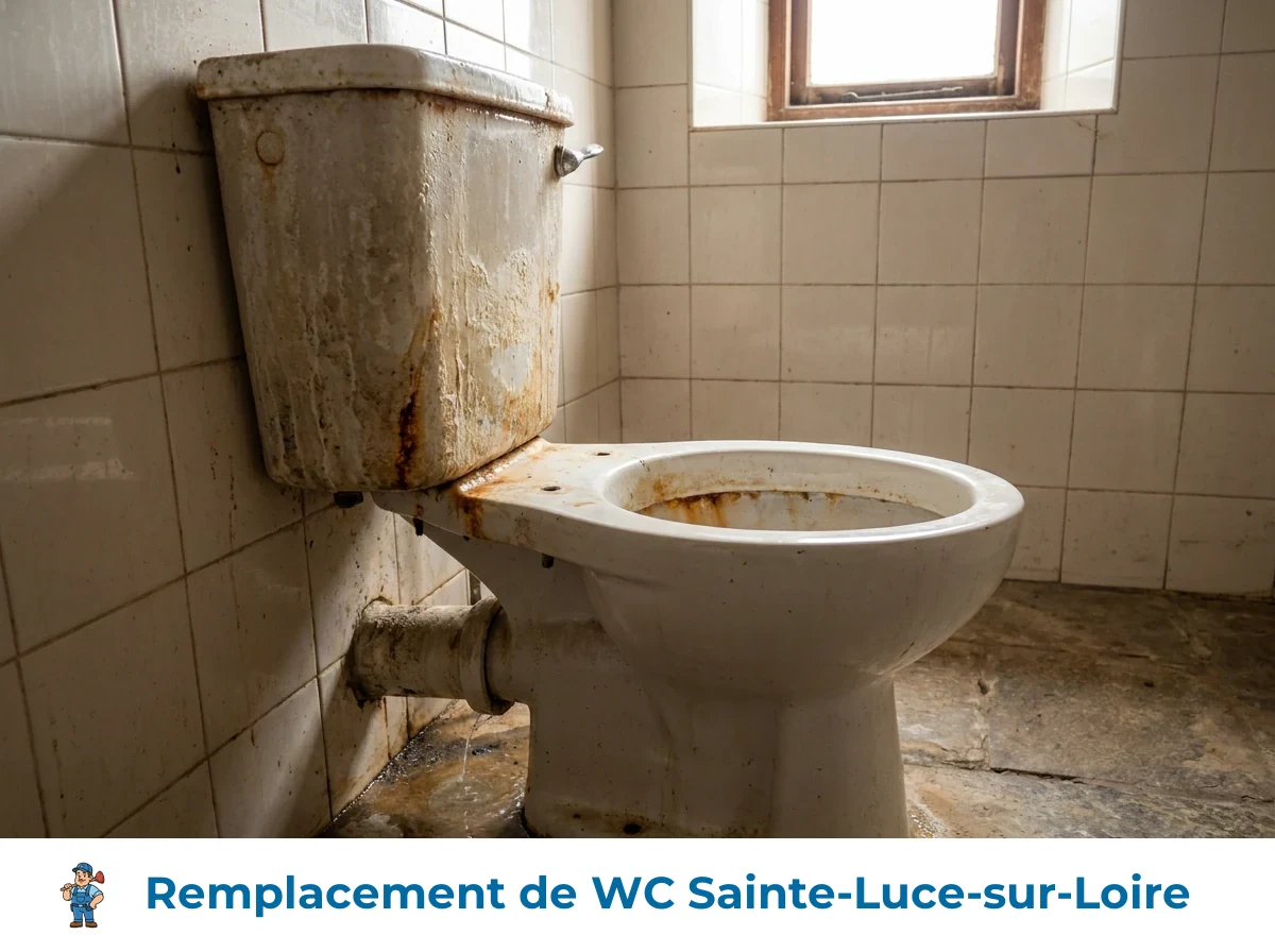 Remplacement de WC à Sainte-Luce-sur-Loire