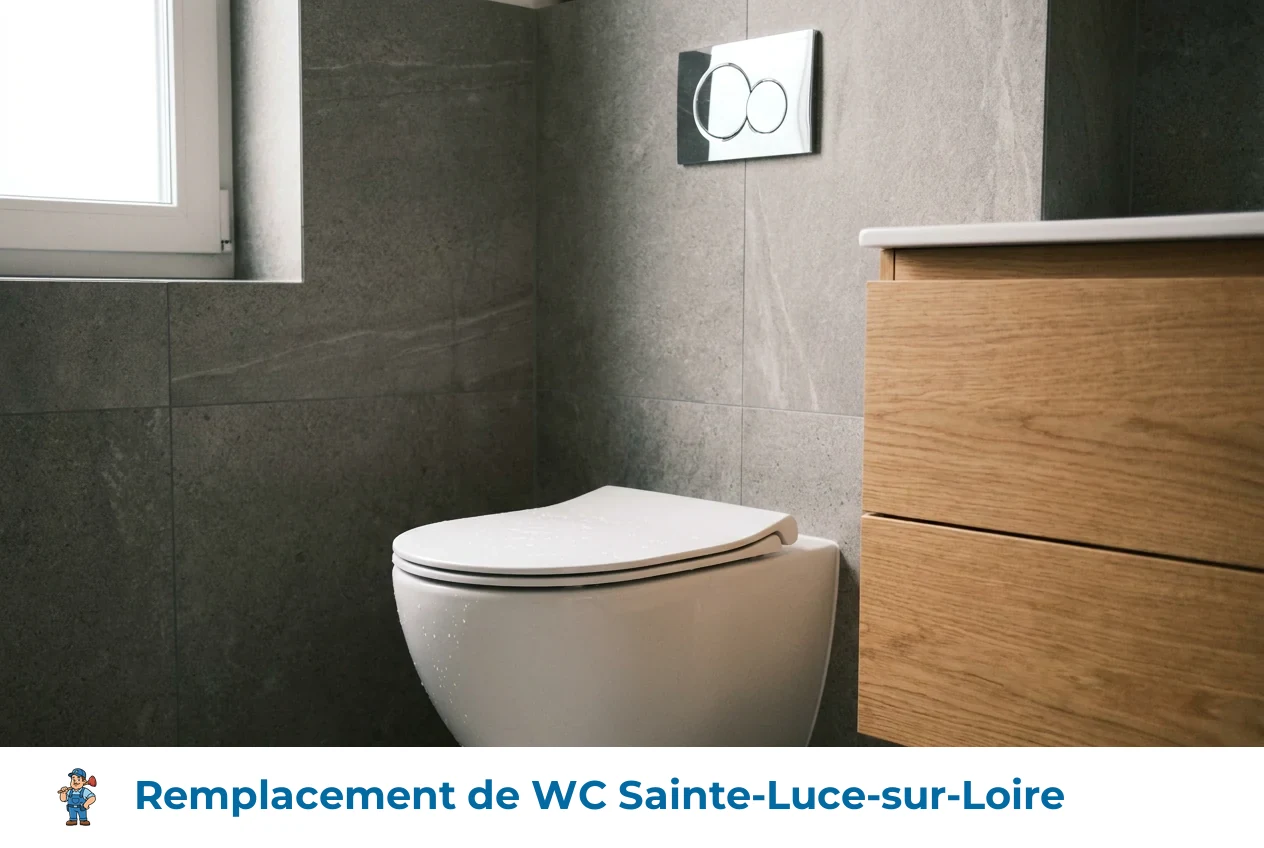 Remplacement de WC à Sainte-Luce-sur-Loire
