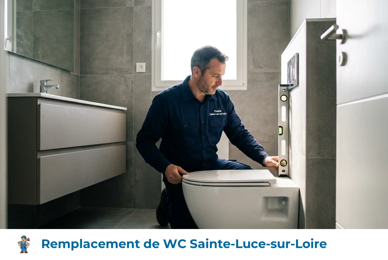 Remplacement de WC à Sainte-Luce-sur-Loire